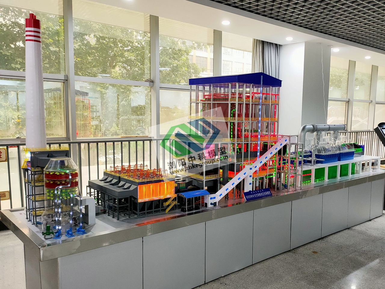 上海工程技術(shù)大學1000MW超超臨界火力發(fā)電廠模型
