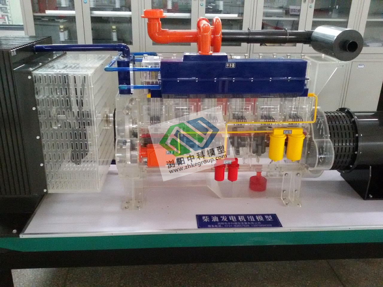 柴油機(jī)組模型