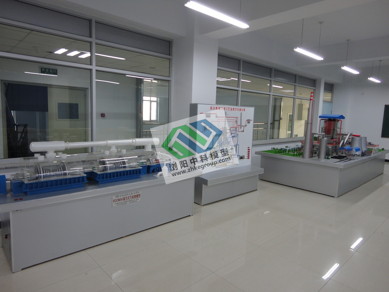 內(nèi)蒙古機電院電廠熱能電力實訓(xùn)室模型