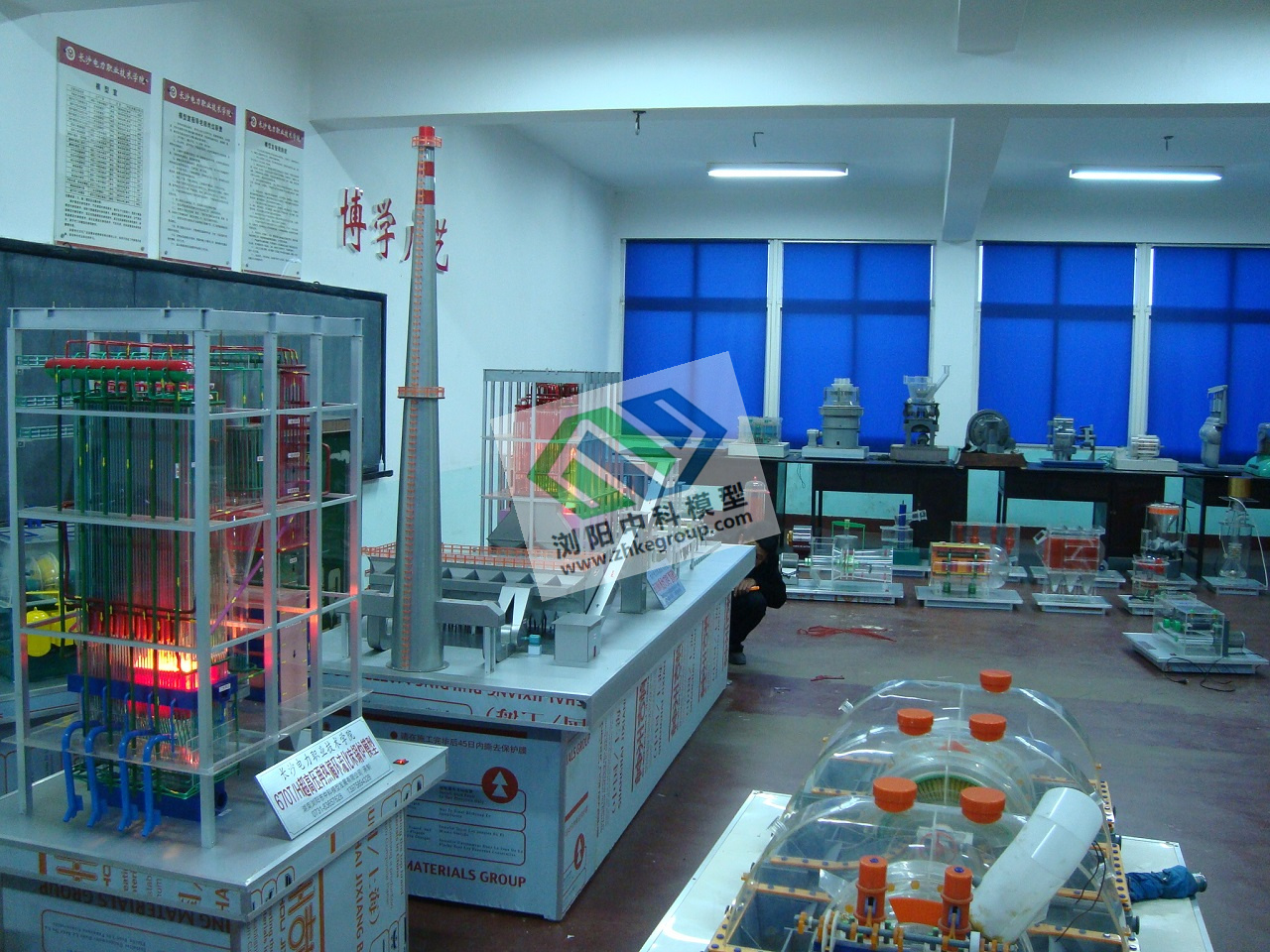 長沙電院電廠熱能動力模型實訓(xùn)室